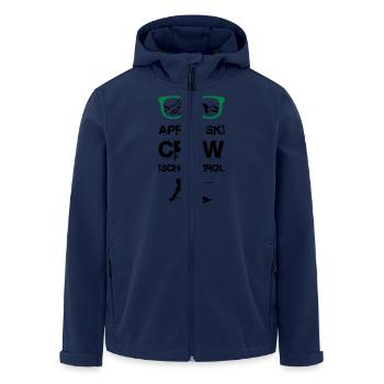 Apres Ski Crew Ischgl - Recycelte Männer Softshell-Jacke von Stanley/Stella - Navy - Vorne - AI Model Male 185 light (185cm)