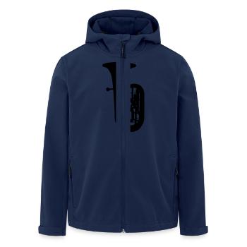 music tuba brass - Veste softshell homme en polyester recyclé Stanley/Stella - marine - Devant - AI Model Male 185 light (185cm)