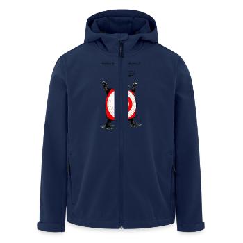 Sanglier Bizarre - Veste softshell homme en polyester recyclé Stanley/Stella - marine - Devant - AI Model Male 185 light (185cm)