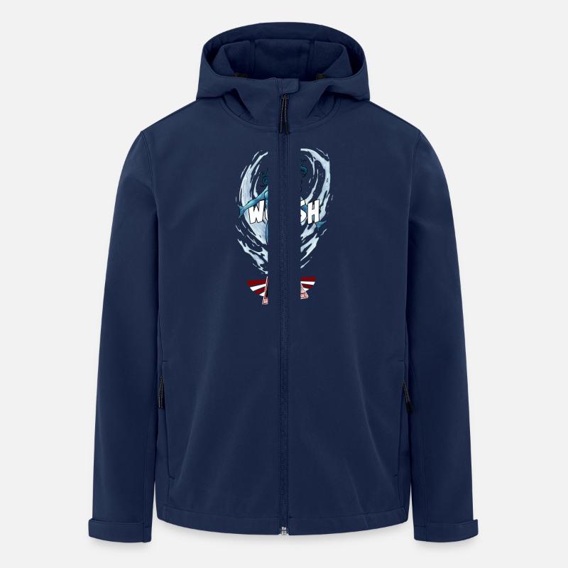 Donauweibchen - Recycelte Männer Softshell-Jacke von Stanley/Stella - Navy