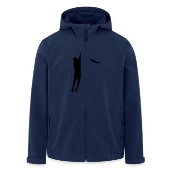basketball - Recycelte Männer Softshell-Jacke von Stanley/Stella - Navy - Vorne - AI Model Male 185 light (185cm)