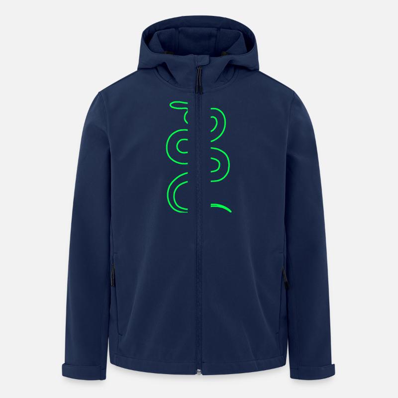 serpent - Veste softshell homme en polyester recyclé Stanley/Stella - marine