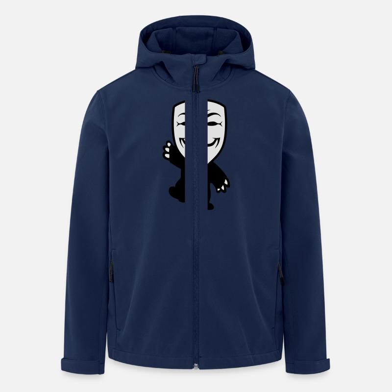 anonymous - Recycelte Männer Softshell-Jacke von Stanley/Stella - Navy