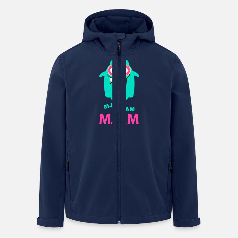 Mjam - Veste softshell homme en polyester recyclé Stanley/Stella - marine