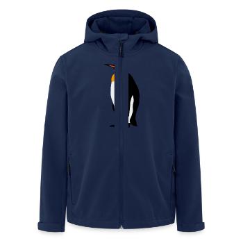 manchot - Veste softshell homme en polyester recyclé Stanley/Stella - marine - Devant - AI Model Male 185 light (185cm)