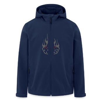 dice 666 - Veste softshell homme en polyester recyclé Stanley/Stella - marine - Devant - AI Model Male 185 light (185cm)