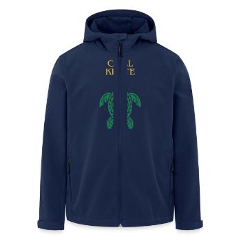 Schildkröte für Chiller - Recycelte Männer Softshell-Jacke von Stanley/Stella - Navy - Vorne - AI Model Male 185 light (185cm)