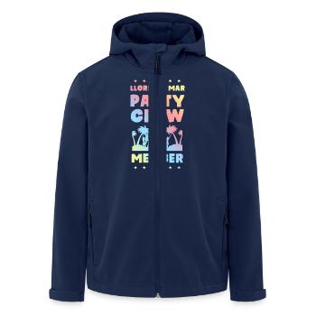 Lloret De Mar Party Crew - Veste softshell homme en polyester recyclé Stanley/Stella - marine - Devant - AI Model Male 185 light (185cm)