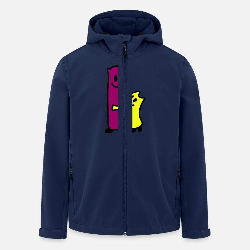 Umarmen - Recycelte Männer Softshell-Jacke von Stanley/Stella - Navy
