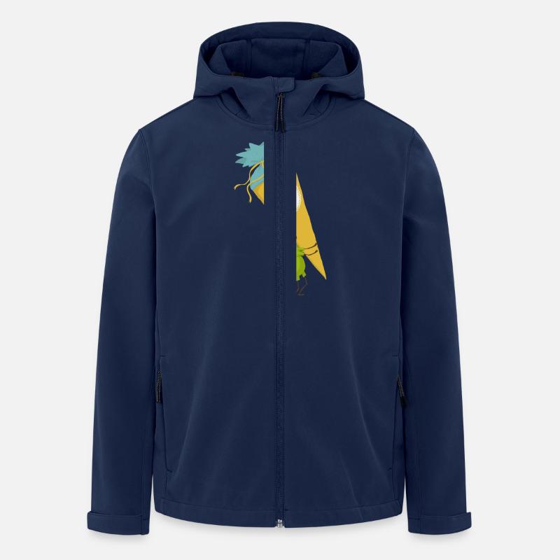Ameise Schultüte - Recycelte Männer Softshell-Jacke von Stanley/Stella - Navy