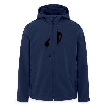 Basketball - Men’s Recycled Softshell Jacket by Stanley/Stella - navy - Front - AI Model Male 185 light (185cm)