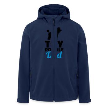 Toy Poodle - Men’s Recycled Softshell Jacket by Stanley/Stella - navy - Front - AI Model Male 185 light (185cm)