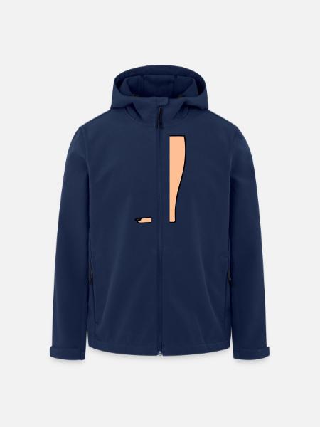 Leg Heiroglyph - Men’s Recycled Softshell Jacket by Stanley/Stella - navy