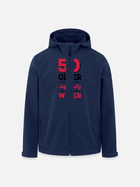 50 - Men’s Recycled Softshell Jacket by Stanley/Stella - navy