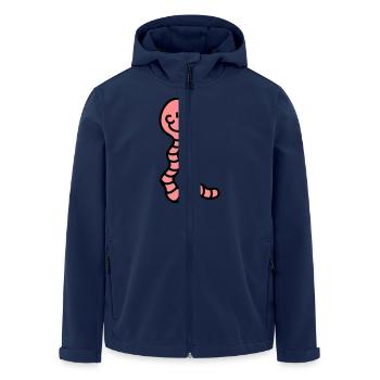 Worm - Veste softshell homme en polyester recyclé Stanley/Stella - marine - Devant - AI Model Male 185 light (185cm)