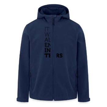 Tout cela va finir dans les larmes - Veste softshell homme en polyester recyclé Stanley/Stella - marine - Devant - AI Model Male 185 light (185cm)