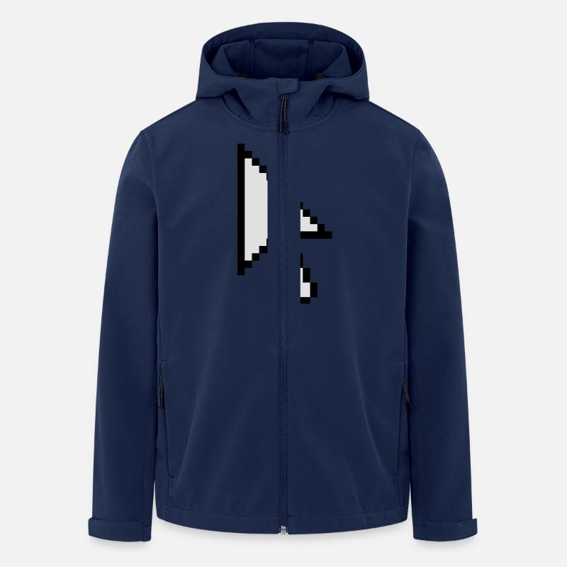 Mauszeiger - Recycelte Männer Softshell-Jacke von Stanley/Stella - Navy