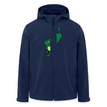 Mauvais maléfiques vous foutre grenouille comique - Veste softshell homme en polyester recyclé Stanley/Stella - marine - Devant - AI Model Male 185 light (185cm)
