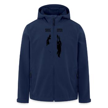 Soul Sister - Recycelte Männer Softshell-Jacke von Stanley/Stella - Navy - Vorne - AI Model Male 185 light (185cm)