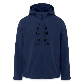Teamleiter - Recycelte Männer Softshell-Jacke von Stanley/Stella - Navy - Vorne - AI Model Male 185 light (185cm)