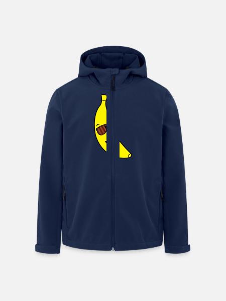 coole_banane_02 - Men’s Recycled Softshell Jacket by Stanley/Stella - navy