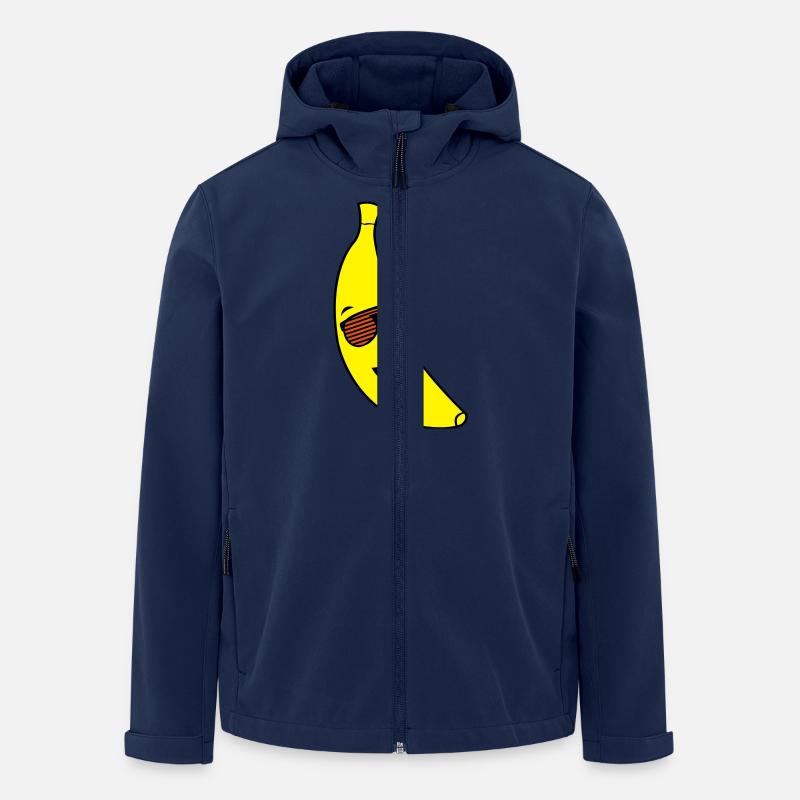 coole_banane_02 - Men’s Recycled Softshell Jacket by Stanley/Stella - navy