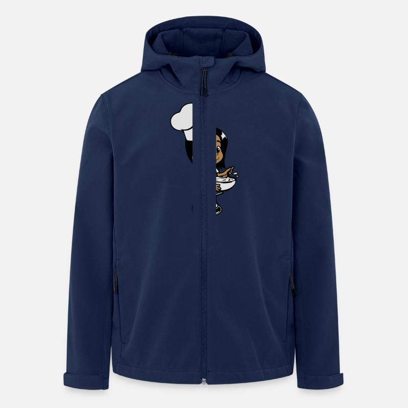 kochen kleines mädchen - Recycelte Männer Softshell-Jacke von Stanley/Stella - Navy