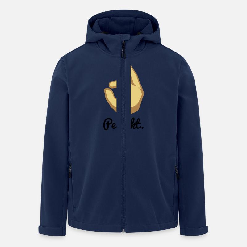 Perfekt. - Recycelte Männer Softshell-Jacke von Stanley/Stella - Navy