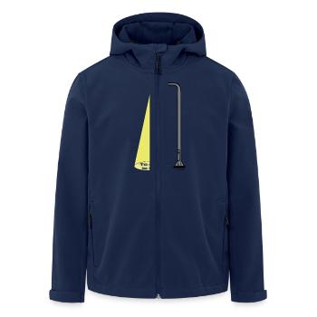 lampadaire - Veste softshell homme en polyester recyclé Stanley/Stella - marine - Devant - AI Model Male 185 light (185cm)