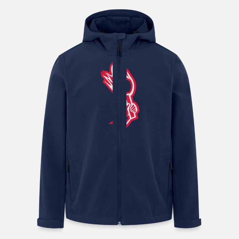 pyro - Recycelte Männer Softshell-Jacke von Stanley/Stella - Navy