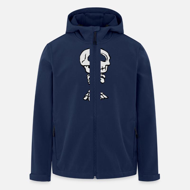 Funny skeleton 1 (2f) - Men’s Recycled Softshell Jacket by Stanley/Stella - navy