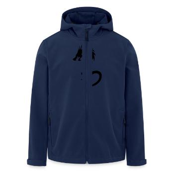 dragon CHINESE - Men’s Recycled Softshell Jacket by Stanley/Stella - navy - Front - AI Model Male 185 light (185cm)