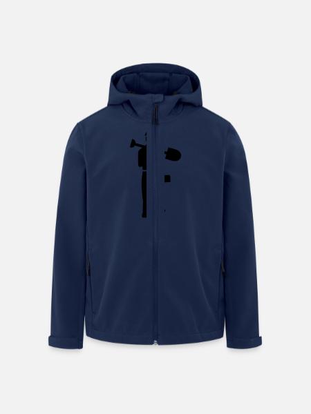 Construction worker - Men’s Recycled Softshell Jacket by Stanley/Stella - navy