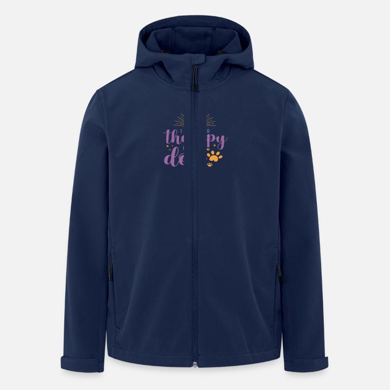 No Therapy - Recycelte Männer Softshell-Jacke von Stanley/Stella - Navy