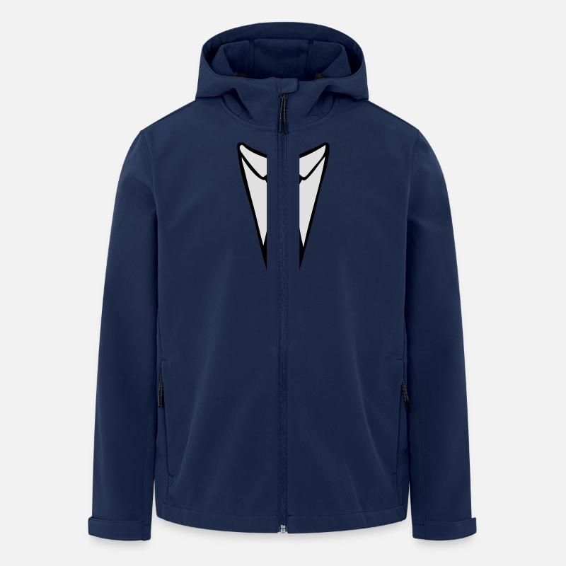 krawatte - Recycelte Männer Softshell-Jacke von Stanley/Stella - Navy