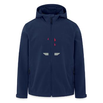 Bougie - Veste softshell homme en polyester recyclé Stanley/Stella - marine - Devant - AI Model Male 185 light (185cm)