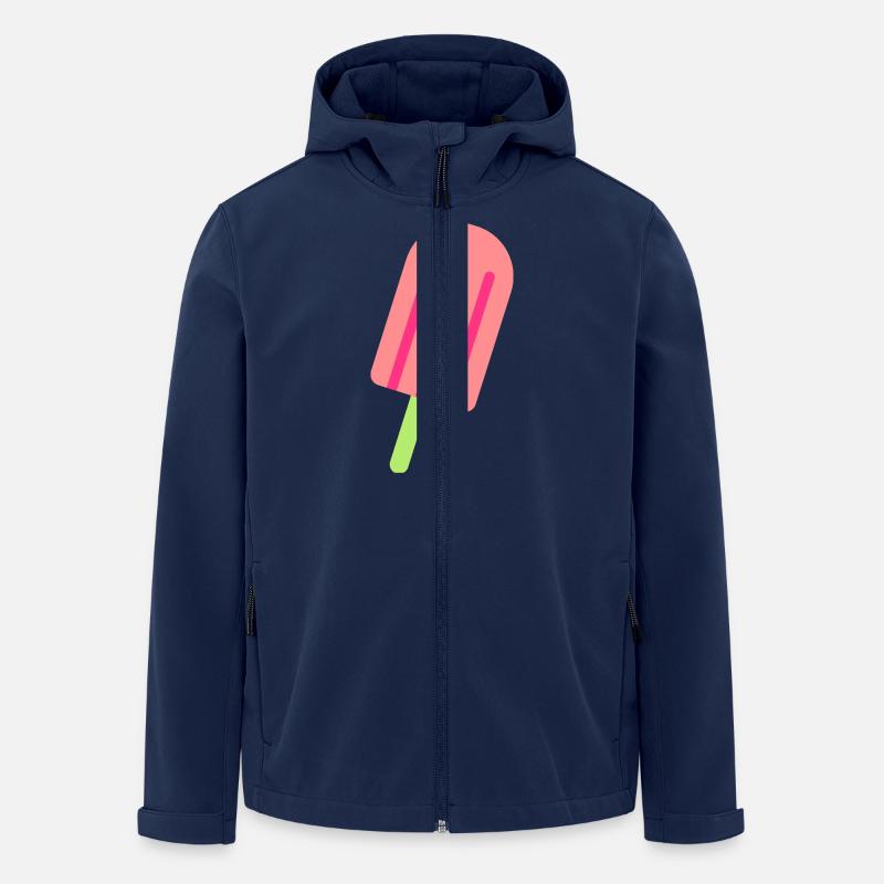 eis design - Recycelte Männer Softshell-Jacke von Stanley/Stella - Navy