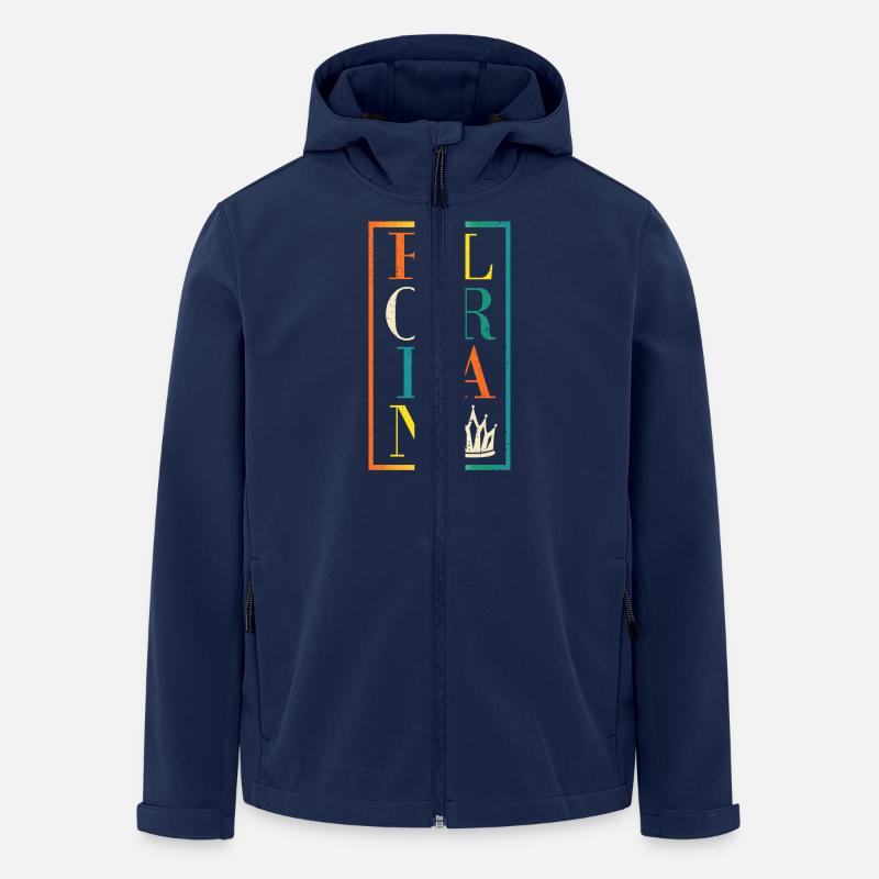 Florian - Recycelte Männer Softshell-Jacke von Stanley/Stella - Navy