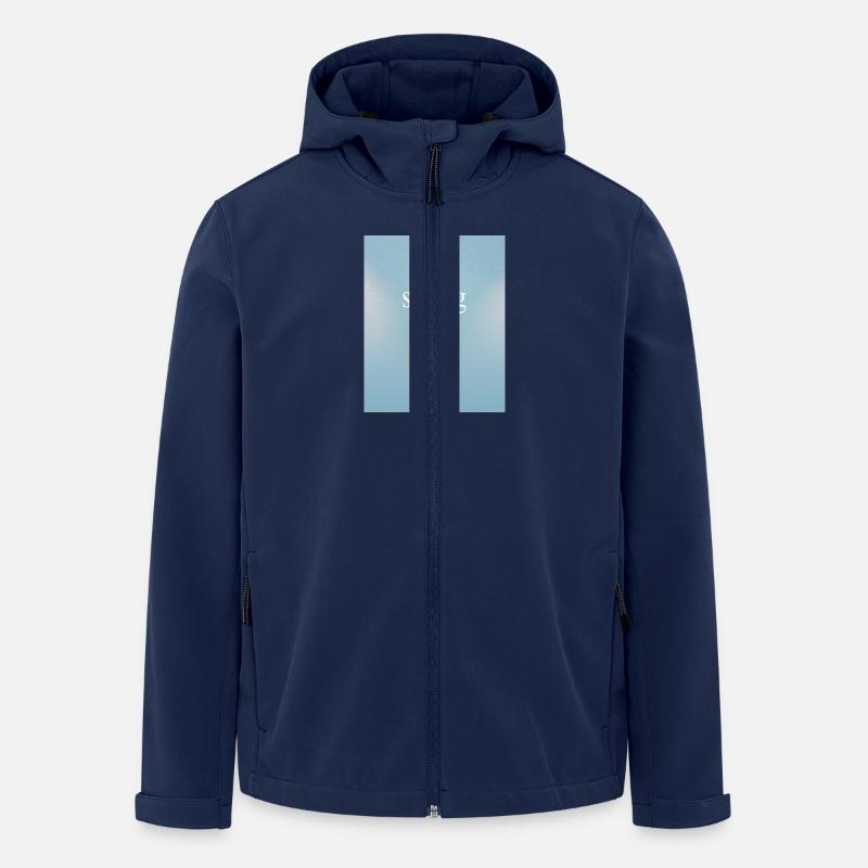 STAY STRONG - Bleib stark - Recycelte Männer Softshell-Jacke von Stanley/Stella - Navy
