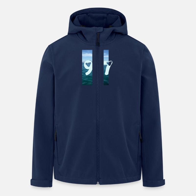 987 map tattoo moorea - Veste softshell homme en polyester recyclé Stanley/Stella - marine