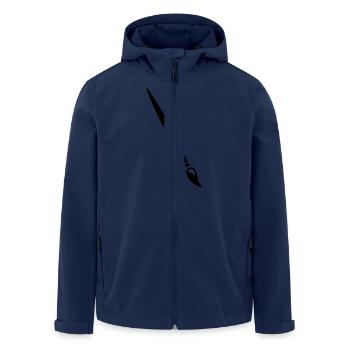 Pinsel - Recycelte Männer Softshell-Jacke von Stanley/Stella - Navy - Vorne - AI Model Male 185 light (185cm)