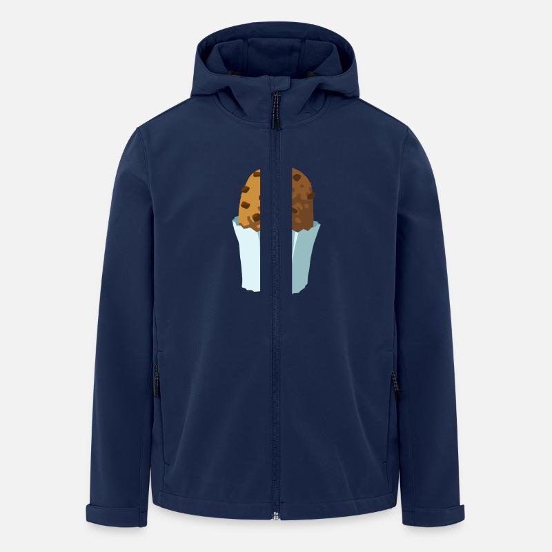 schmackhaftes Schokotörtchen mit Erdbeere - Recycelte Männer Softshell-Jacke von Stanley/Stella - Navy