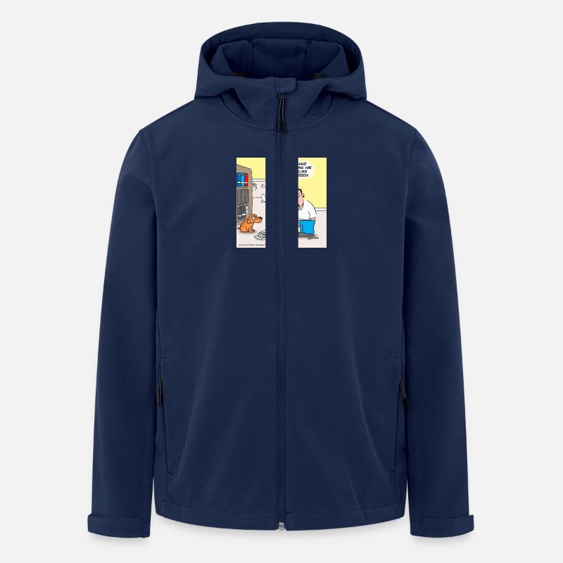 Steuererklärung - Recycelte Männer Softshell-Jacke von Stanley/Stella - Navy