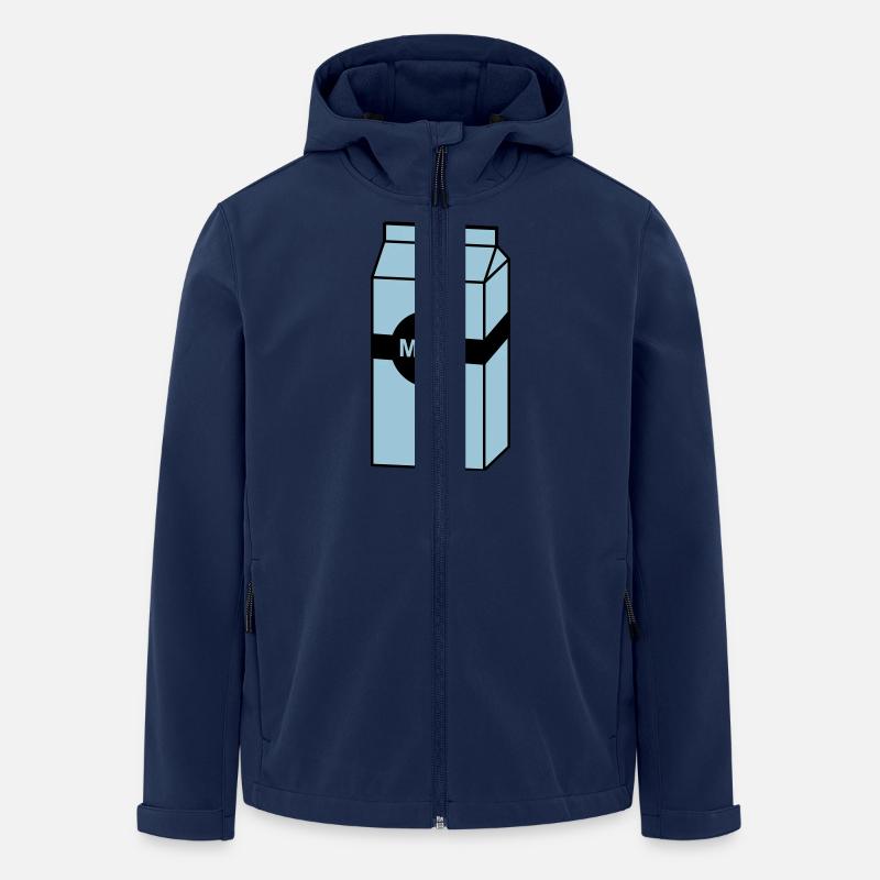 Milch - Milk - Recycelte Männer Softshell-Jacke von Stanley/Stella - Navy