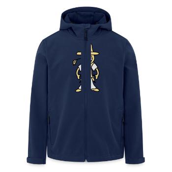 cowboy - Veste softshell homme en polyester recyclé Stanley/Stella - marine - Devant - AI Model Male 185 light (185cm)