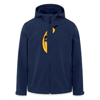 Evil Monster Banana - Recycelte Männer Softshell-Jacke von Stanley/Stella - Navy - Vorne - AI Model Male 185 light (185cm)