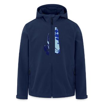 Surfer - Recycelte Männer Softshell-Jacke von Stanley/Stella - Navy - Vorne - AI Model Male 185 light (185cm)