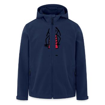 Girlpower - V2 - Recycelte Männer Softshell-Jacke von Stanley/Stella - Navy - Vorne - AI Model Male 185 light (185cm)