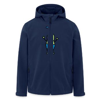 Doux insectes / Alien 3 - Veste softshell homme en polyester recyclé Stanley/Stella - marine - Devant - AI Model Male 185 light (185cm)