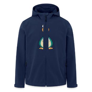 Dodo lustiger Vogel Geschenk - Recycelte Männer Softshell-Jacke von Stanley/Stella - Navy - Vorne - AI Model Male 185 light (185cm)